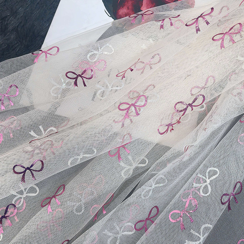 Table Runner - Tela de tul con lazo de