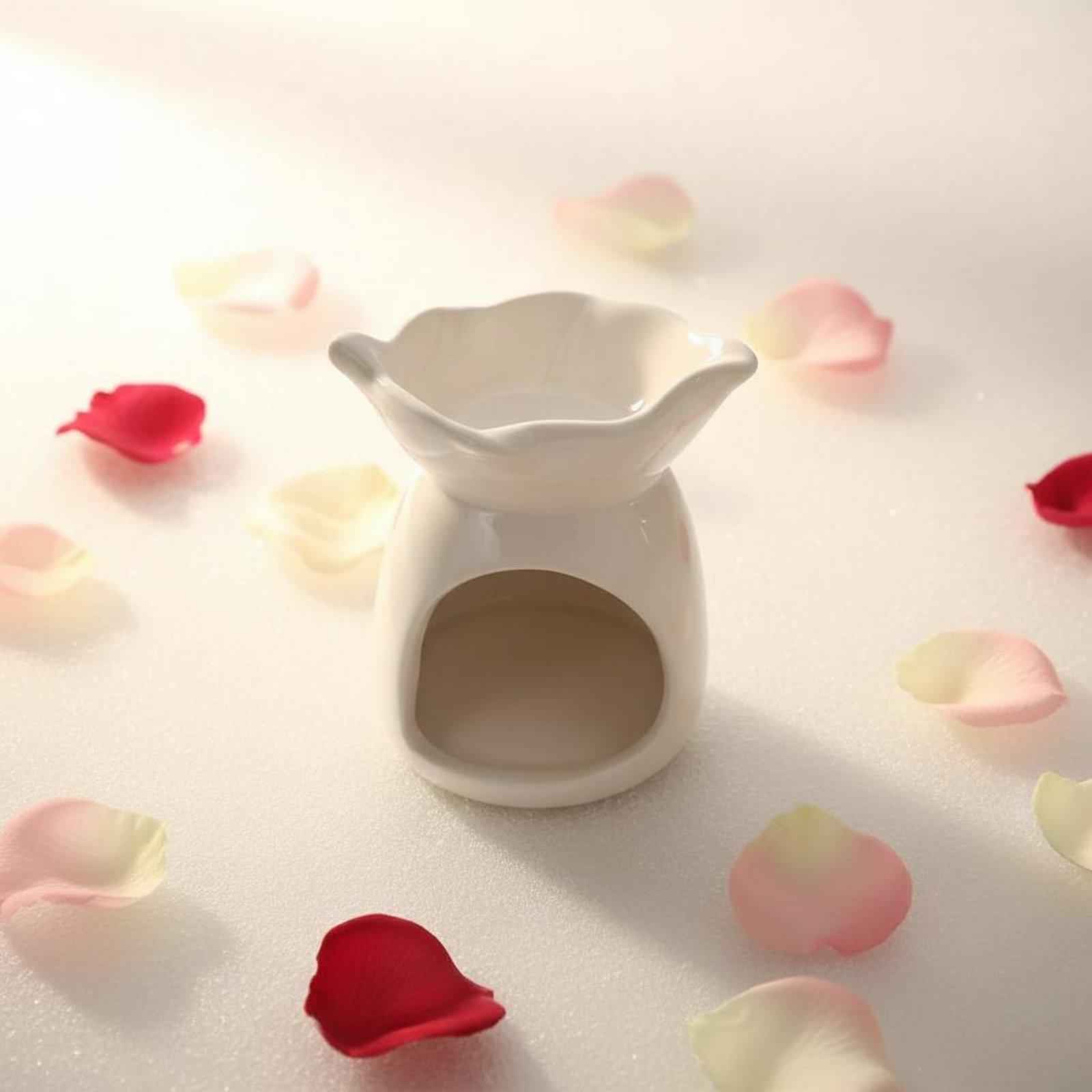 Candle Holder Decor - Portavelas de Cerámica para Aceites Esenciales,